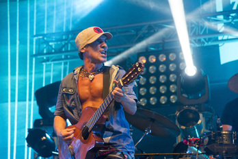 Manu Chao, 2014an Donostian eskainitako kontzertu batean. 