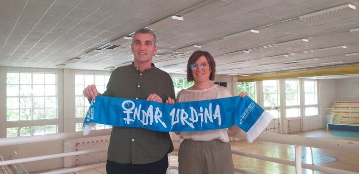 Imanol Alvarez eta Tati Garmendia.