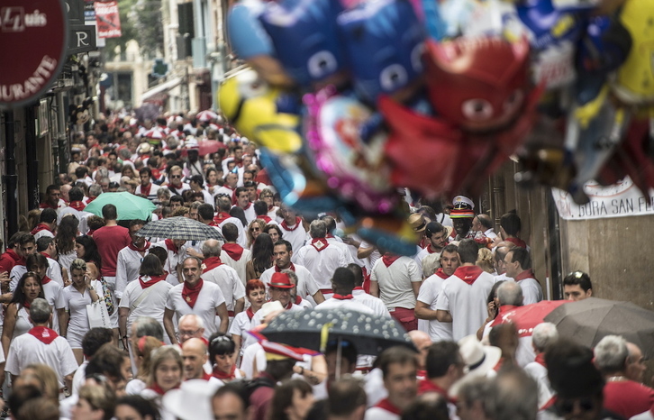 Sanferminak, artxiboko irudi batean.