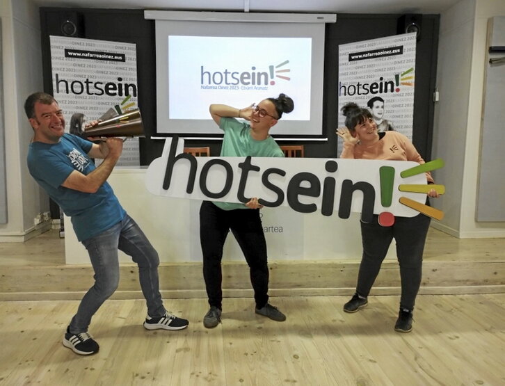 Iruñean aurkeztu zuten abestia.