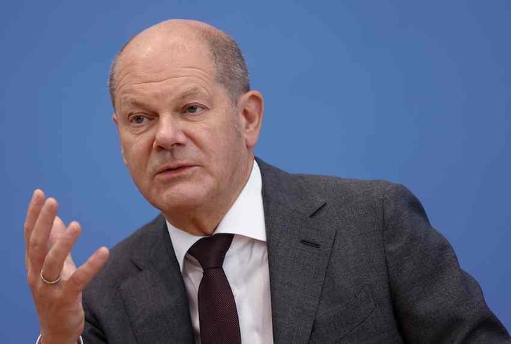 El canciller, Olaf Scholz, ha presentado la estrategia de seguridad nacional alemana.