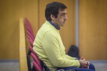 Iñaki Badiola, durante una de las sesiones de los diversos juicios en los que ha sido imputado.