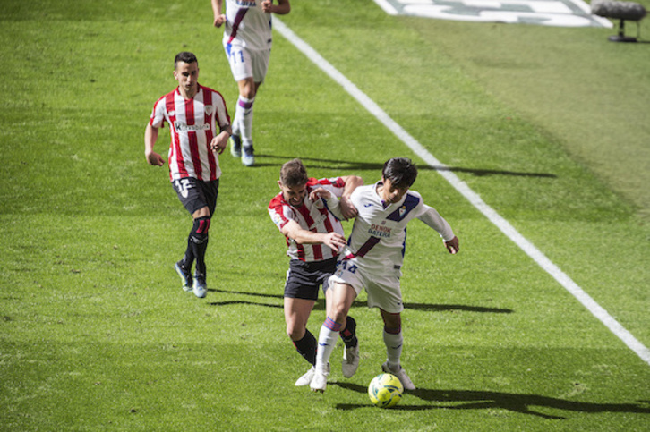 Foto de archivo de un duelo entre Athletic y Eibar.