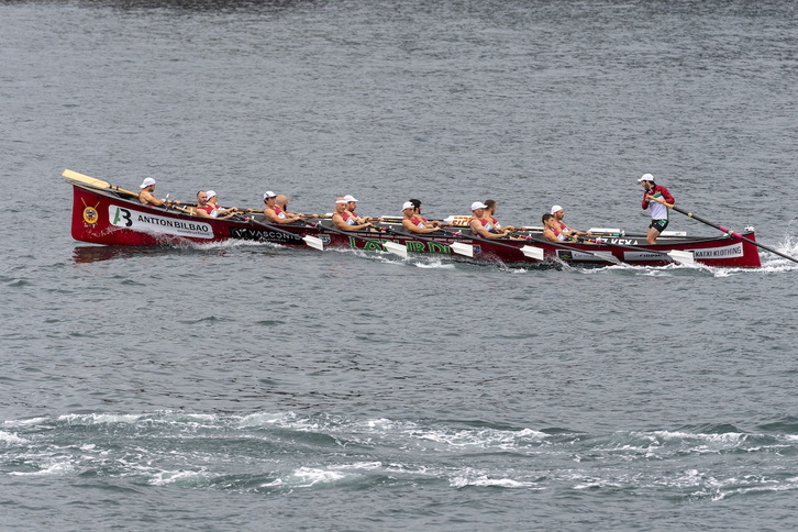 Lapurdiko trainerua Euskadiko Txapelketan lehiatzen, Ondarroan.