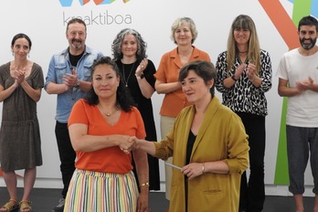 EH Bilduk eta Elkarrekin Podemosek akordioa sinatu dute Errenterian.