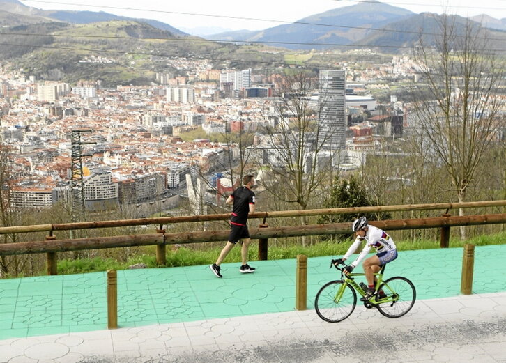 Vista general de Bilbo desde Artxanda.