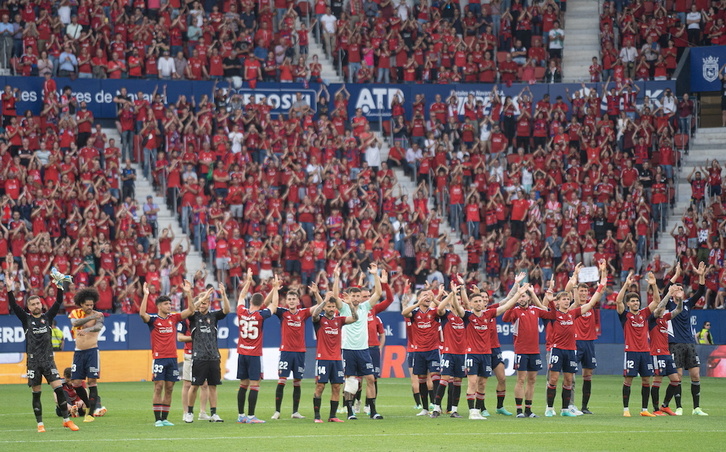 Osasuna acabó en séptima posición la Liga.