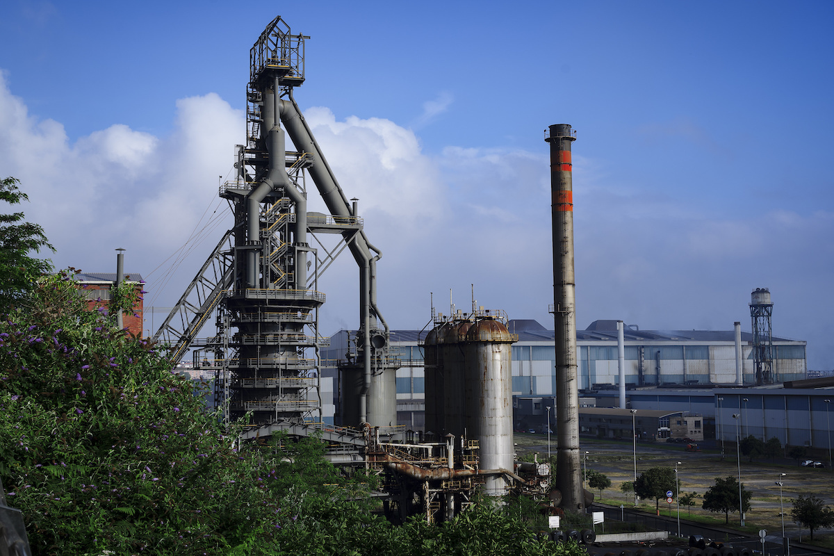 Horno Alto nº1, en Sestao, se salvó del derribo de Altos Hornos de Vizcaya. (Aritz LOIOLA | FOKU)