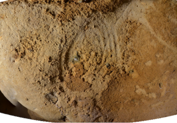 Los grabados son símbolos figurativos, por lo que no está clara su intención.