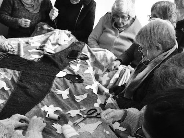 Memoria historikoa bizirik mantendu nahi duen murala.