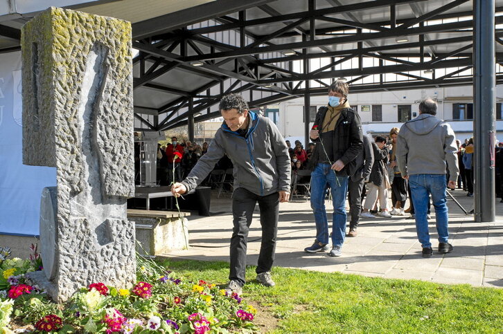 Torturaren kontrako ekitaldia Zizurkilen.