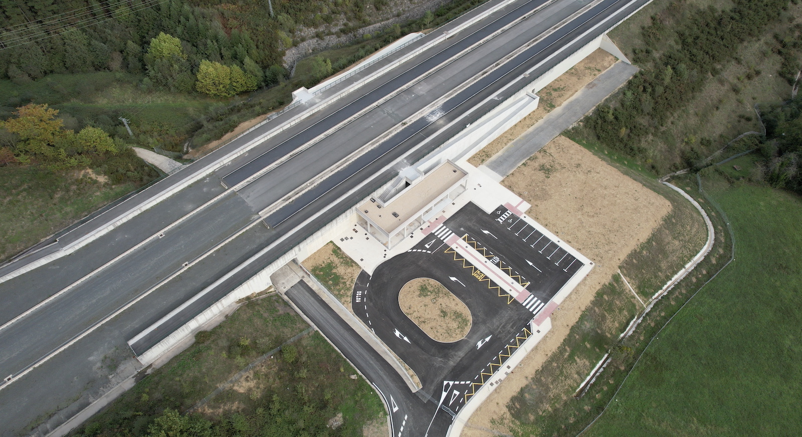 Estado de las obras del TAV en Ezkio. (Gotzon ARANBURU/FOKU) Estado de las obras del TAV en Ezkio. (Gotzon ARANBURU/FOKU)