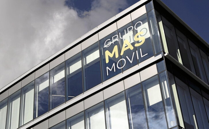 Sede de MásMóvil, dueña de Euskaltel, en Madrid.