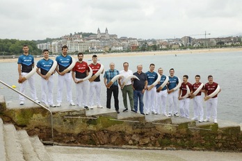 Jai Alai Summer Season txapelketan parte hartuko duten erremontariak.