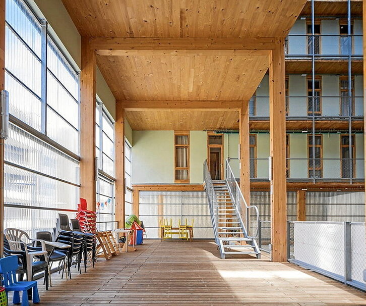 La Coll Arquitectes-ek egindako «La Borda» etxebizitza kooperatiboa.