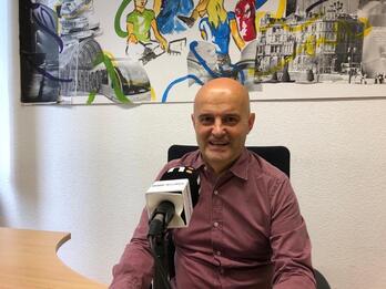 Xabier Fernandez Monje, NAIZ Irratiko elkarrizketan.