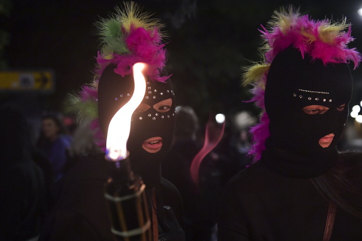 Kalejira feminista previa a sanfermines.