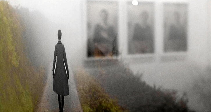 Una de las fotografías que componen la exposición “apropósitos” de Carlos Cánovas y que se puede ver en la galería Espacio Marzana.