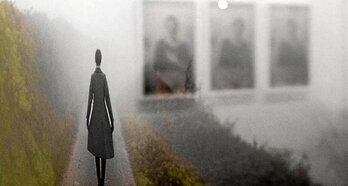 Una de las fotografías que componen la exposición “apropósitos” de Carlos Cánovas y que se puede ver en la galería Espacio Marzana.