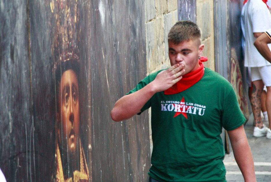 Los rituales previos a la carrera.