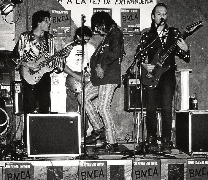 King Putreak en la actuación de la rueda de prensa de presentación de “Buitre No Come Alpiste” en Madrid. Jesús Carreras. Cortesía GOR.