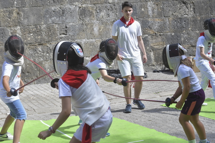 La esgrima era uno de los deportes que tenía más tirón.