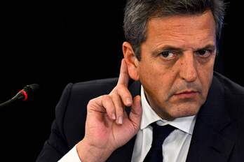 El ministro de Economía de Argentina, Sergio Massa