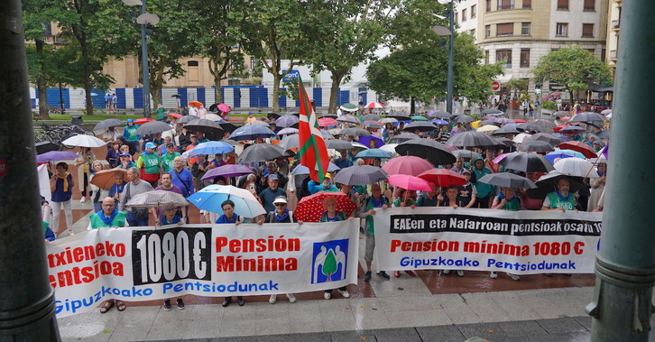 Donostiako manifestazioa, euripean