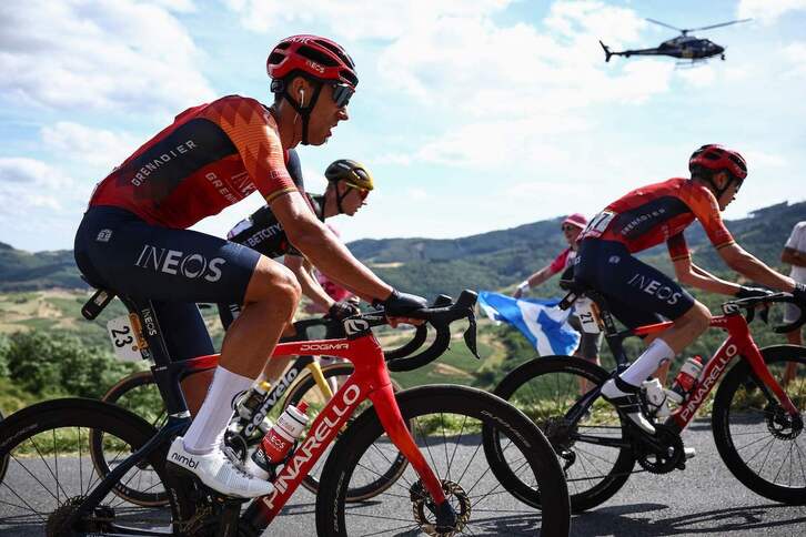 Omar Fraile disfruta de un Tour especial para él.