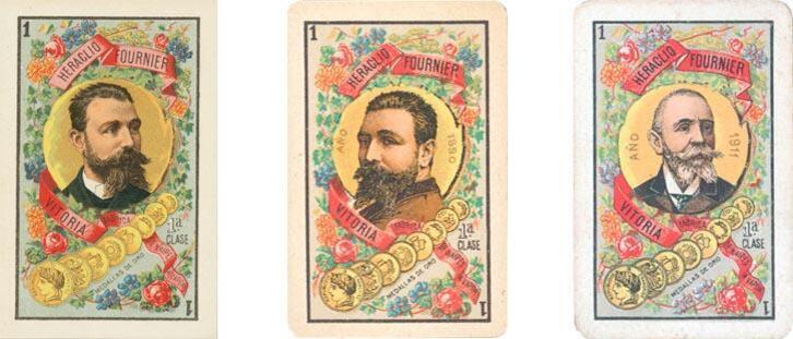 Heraclio Fournierren omenezko kartak.