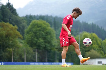 Mario Soriano se incorporó el lunes al trabajo en Atxabalpe.