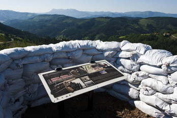 Imagen de archivo del recorrido memorialista creado en Intxorta.