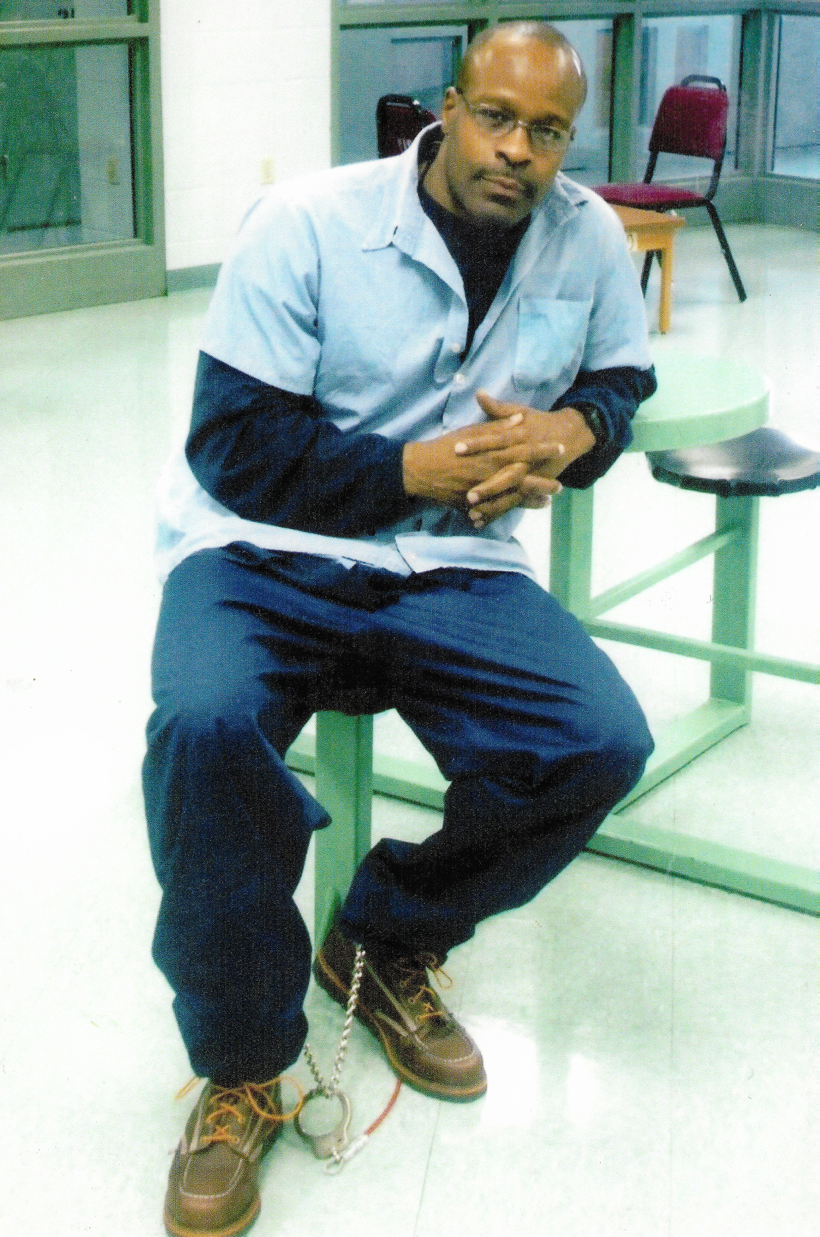 Lamar, condenado a muerte, en las instalaciones del Ohio State Penitentiary. (NAIZ)
