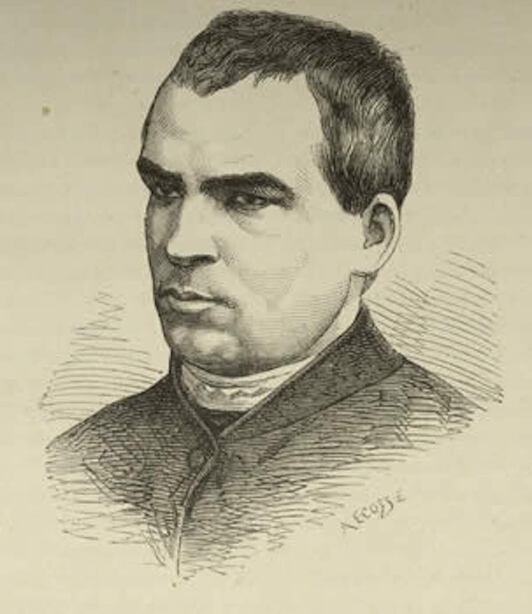 Santa Kruz apaizaren garaiko irudi bat.