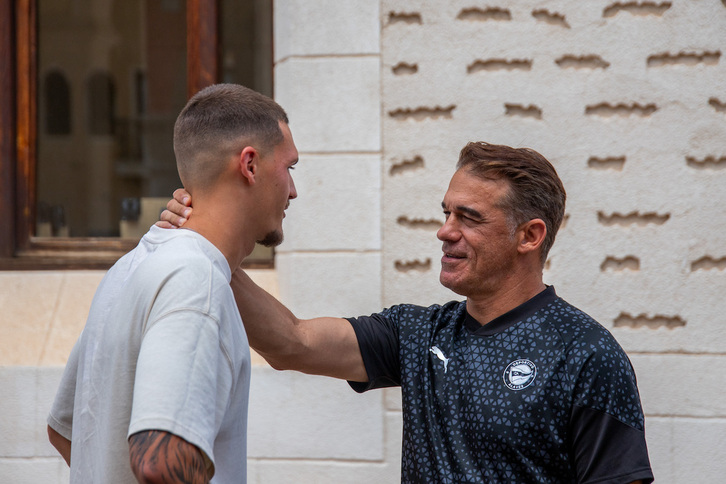 Rafa Marín ya está a las órdenes de Luis García Plaza.