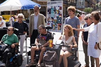 2023ko Donostiako Aste Nagusiko egitaraua aurkeztu dute Eneko Goia alkateak eta Jon Insasuti kultura zinegotziak.