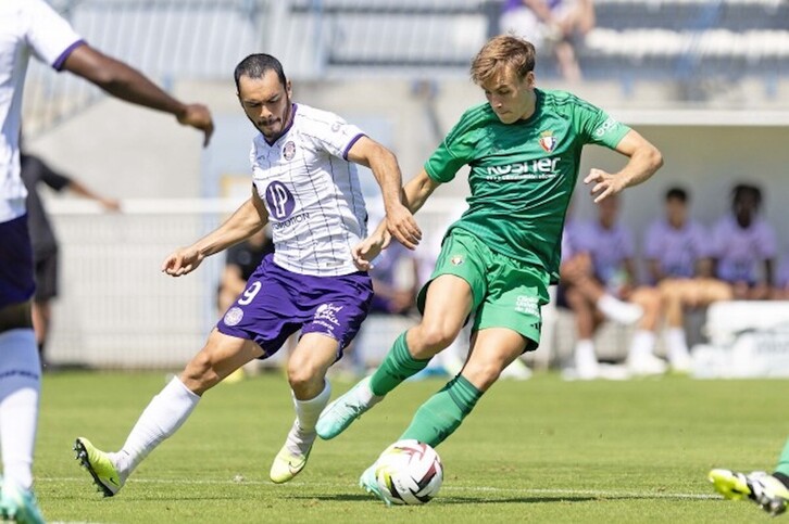 Pablo Ibáñez ha sido el autor del gol rojillo en Tarbes.