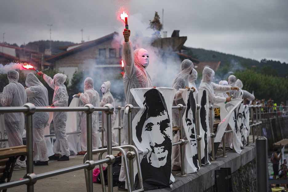 En esta jornada han reivindicado acabar con la política de excepción de los presos vascos. En esta jornada han reivindicado acabar con la política de excepción de los presos vascos.