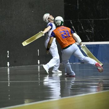 Erkiaga ha vuelto a ser decisivo ante Olharan.