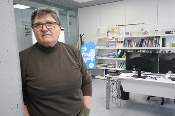 María José Sanz, en una imagen obtenida en 2022 en el laboratorio del BC3, en Leioa.