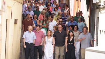 Acto del GBB en Mutriku en el 128 aniversario del PNV.