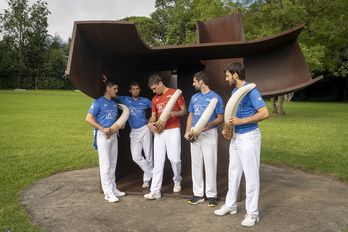 Larrañaga y Azpiroz, a la izquierda, quieren entrar en la liguilla.