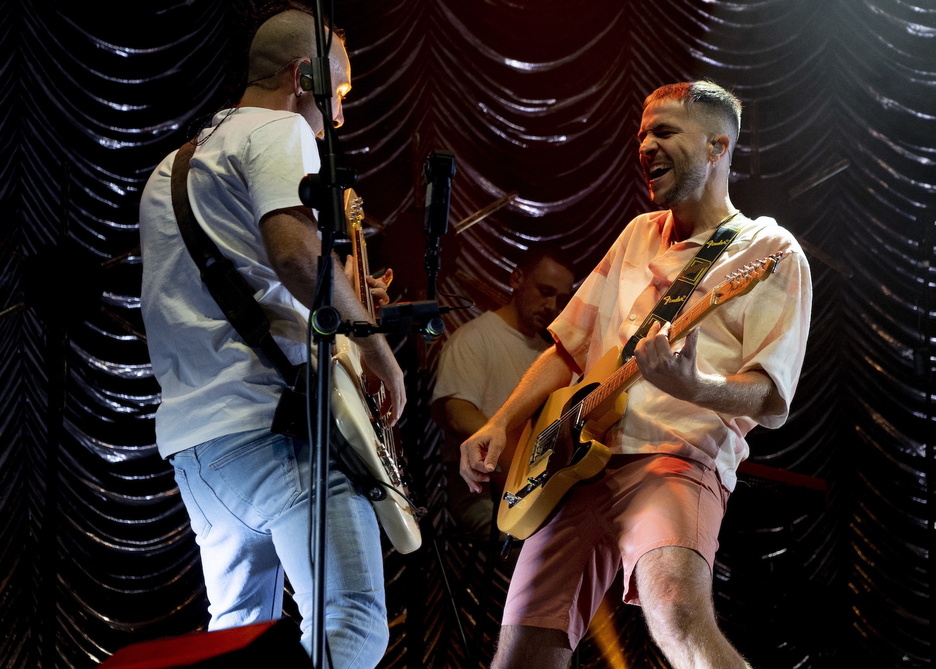 Concierto de ETS, el viernes por la noche en la plaza de Los Fueros.