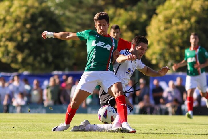 Giuliano, en un lance antes de la lesión.