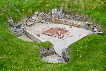 Harri Aroko aztarnategi bat Eskozian.