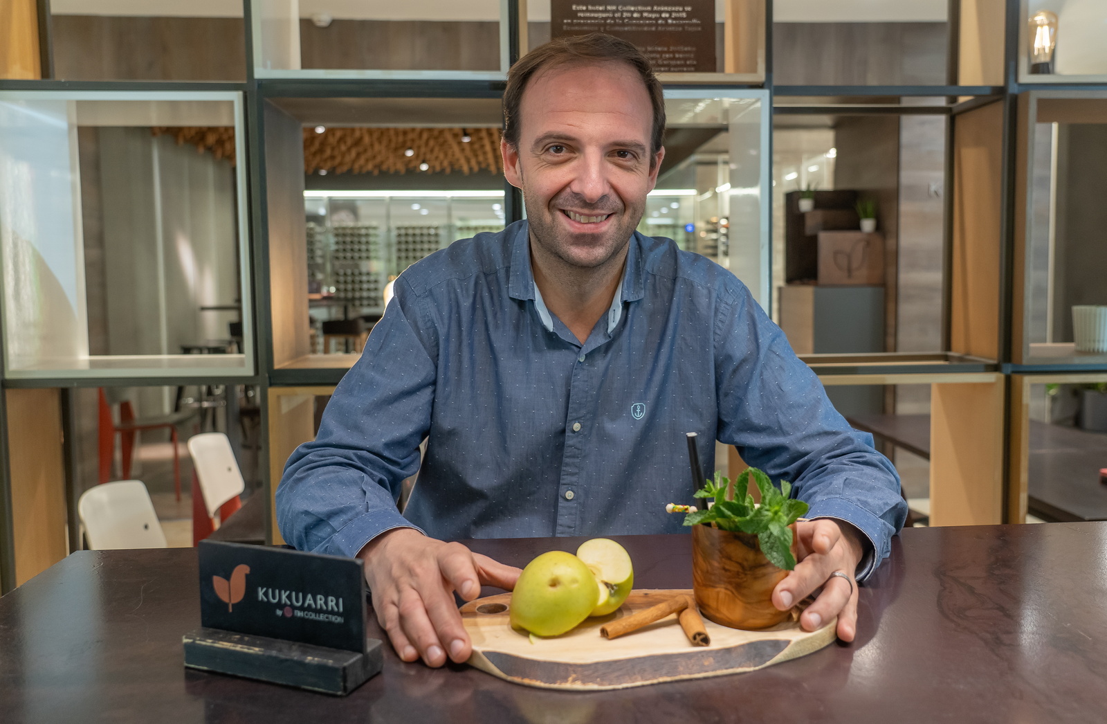 Gorka Narciso Lertxundi, con su combinado. (Andoni Canellada | Foku)