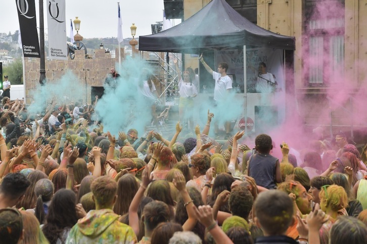 Kanoikadaren ondoren, gazteentzako Holi Festa izango da bulebarrean, aurten hirugarren aldiz.