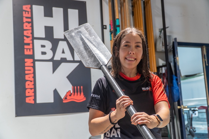 Natalia Tubío, en el local de Hibaika.