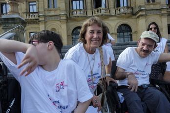 Rosa Iglesias, presidenta de Aspace Gipuzkoa.