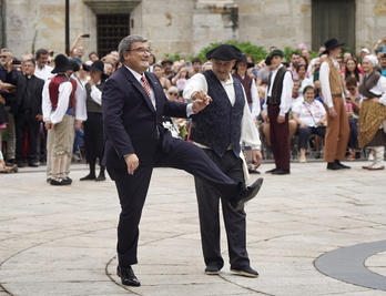 Aburto en uno de los lances más peliagudos del baile.